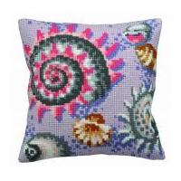 Collection dArt Cross Stitch Cushion Kit Pastel Fossil Right