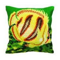 Collection dArt Cross Stitch Cushion Kit Exotic Fish Right