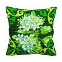 Collection dArt Cross Stitch Cushion Kit Green Ledum