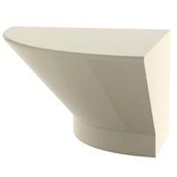 Cooke & Lewis High Gloss Cream Sconce (W)70mm (D)38mm (H)38mm