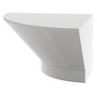 Cooke & Lewis High Gloss White Sconce (W)70mm (D)38mm (H)38mm