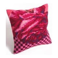 Collection dArt Cross Stitch Cushion Kit Cocktail Rose