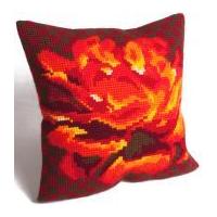 Collection dArt Cross Stitch Cushion Kit Velvet Rose