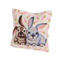 Collection dArt Cross Stitch Cushion Kit Flopsy & Mopsy