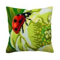 Collection dArt Cross Stitch Cushion Kit Ladybird