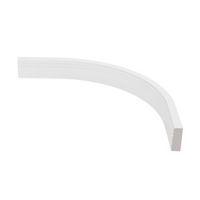 cooke lewis matt white curved internal cornicepelmet