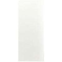 Cooke & Lewis Raffello High Gloss White Slab White Clad-On Tall Wall Panel