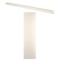 Cooke & Lewis Carisbrooke Ivory Pilaster & Panel Kit (H)895mm