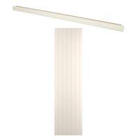 cooke lewis carisbrooke ivory pilaster panel kit h895mm