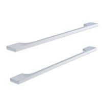 Cooke & Lewis Polished Chrome Effect Straight Cut-Out Cabinet Handle Pack of 2
