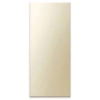 Cooke & Lewis Raffello High Gloss Cream Slab Cream Modern Clad-On Tall Wall Panel