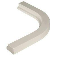 Cooke & Lewis Gloss Grey Curved External Cornice/Pelmet