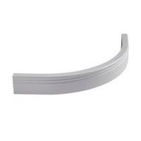 Cooke & Lewis Gloss White Curved External Cornice/Pelmet