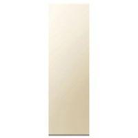 cooke lewis high gloss cream slab clad on tall larder panel