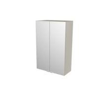 Cooke & Lewis Imandra Gloss Taupe Deep Mirrored Wall Cabinet (W)600mm