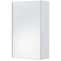 Cooke & Lewis Tobique Single Door White Mirror Cabinet