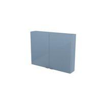 cooke lewis imandra gloss blue short wall cabinet w800mm