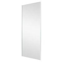 contemporary white sliding wardrobe door h2223 mm w914 mm