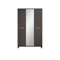 consort juno black graphite mirror wardrobe