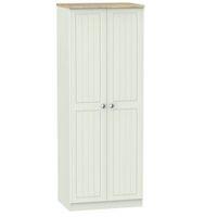 Como Grey & Oak Effect Tall Wardrobe