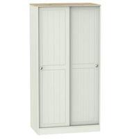 como grey oak effect sliding wardrobe