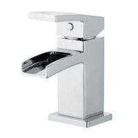 Cooke & Lewis Havasu Waterfall 1 Lever Mini Basin Mixer Tap