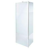 cooke lewis onega walk in shower panel w800mm