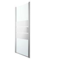 Cooke & Lewis Beloya Pivot Shower Door with Mirror Glass (W)900mm