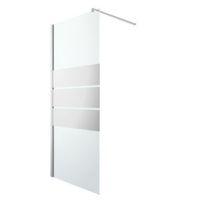 Cooke & Lewis Beloya Walk-In Shower Panel (W)900mm