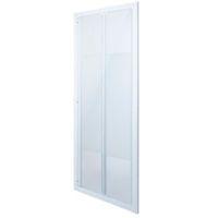 Cooke & Lewis Onega Bi-Fold Shower Door with Frosted Effect Glass (W)760mm