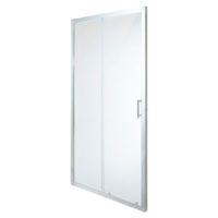 Cooke & Lewis Onega 2 Panel Sliding Shower Door (W)1000mm