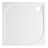 cooke lewis limski square shower tray l760mm w760mm d28mm