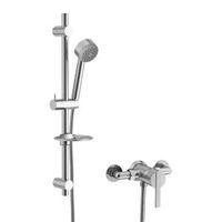 cooke lewis montove rear fed chrome thermostatic bar mixer shower