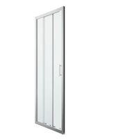 Cooke & Lewis Beloya 3 Panel Sliding Shower Door (W)760mm