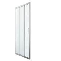 cooke lewis beloya 3 panel sliding shower door w900mm