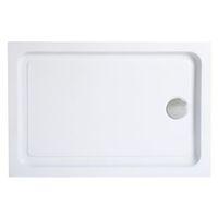 Cooke & Lewis Lagan Rectangular Shower Tray (L)1200mm (W)760mm (D)150mm