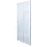 Cooke & Lewis Onega Bi-Fold Shower Door with Frosted Effect Glass (W)900mm