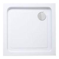 Cooke & Lewis Lagan Quadrant Shower Tray (L)900mm (W)900mm (D)150mm