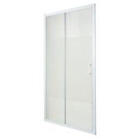 cooke lewis onega 2 panel sliding shower door with frosted effect glas ...