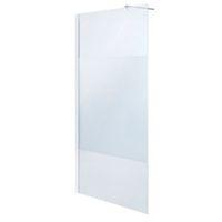 cooke lewis onega walk in shower panel w900mm