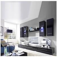 Cool Living Room Furniture Set In High Gloss Black