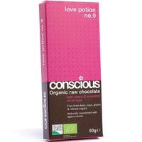 Conscious Chocolate. Love Potion No 9, Raw Chocolate (50g)