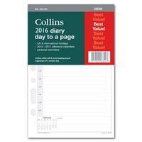 collins dk1100 2017 desk diary refill day to a page