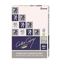 Color Copy (A4) Colour Laser Paper Coated Glossy Ream-Wrapped 170gsm White (Pack of 250 Sheets)
