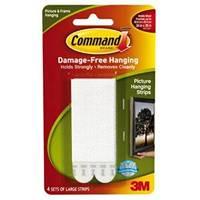 Command Removable Picture Hanging Strips Large (1 Pack/4 Strips Per Pack)