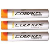 Coba Cobaline CFC-Free Fast-Dry (750ml) Marking Spray Paint (Orange) Pack of 6