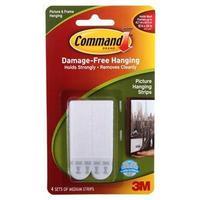 Command Removable Picture Hanging Strips Medium (1 Pack/4 Strips Per Pack)