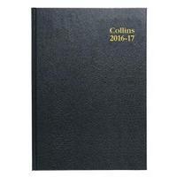 Collins 35M (A5) 2016-2017 Academic Year Diary In Protective Jacket 18 Months (Black)