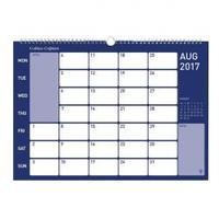 Collins CMC (A3) 2017 Colplan Wiro Bound Memo Calendar