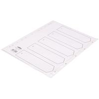 Concord Polypropylene Index 1-15 A4 White 64301